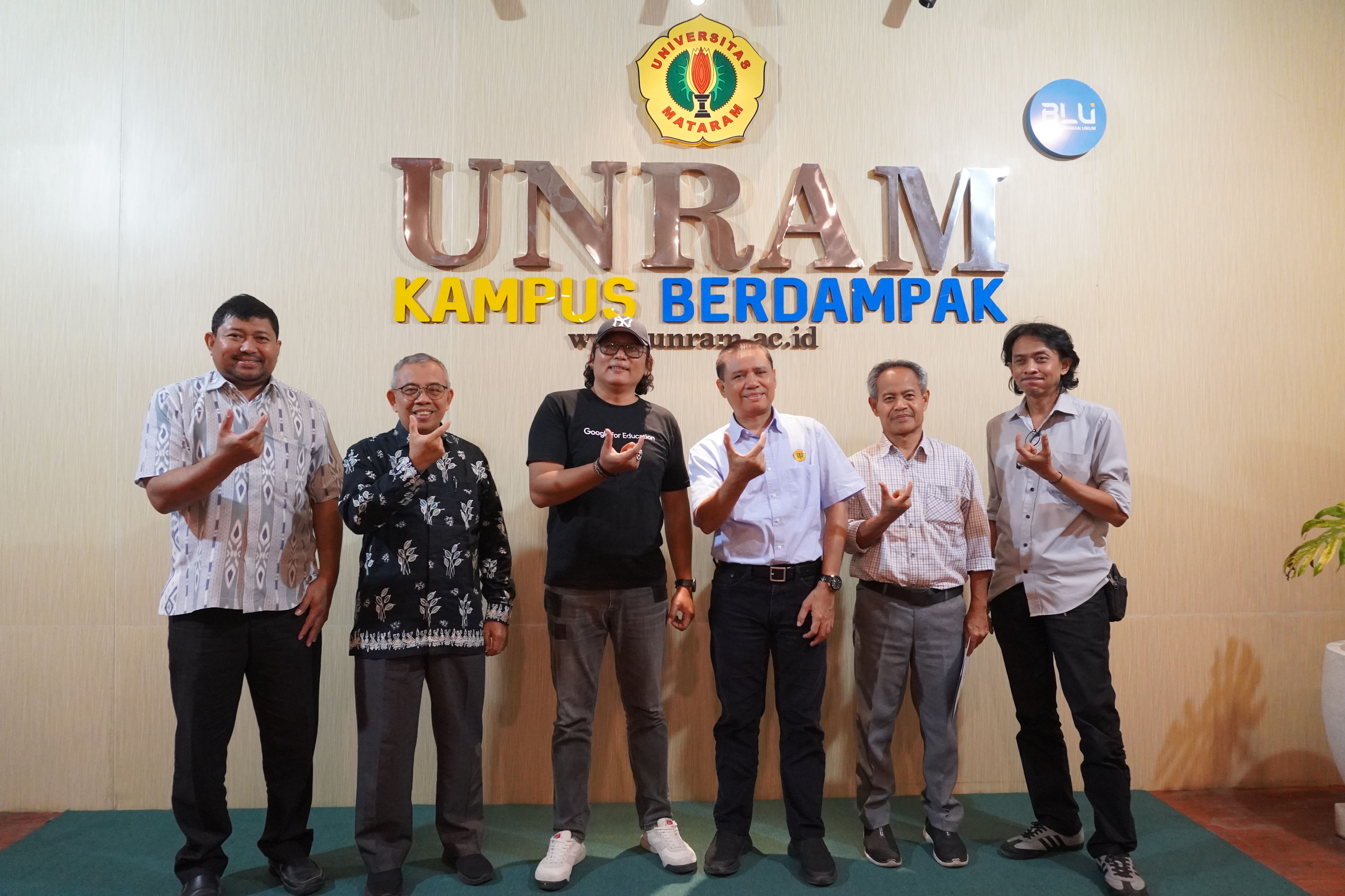 Universitas Mataram Terima Audiensi Google untuk Inisiasi Kerja Sama Pengembangan Google Smart Class