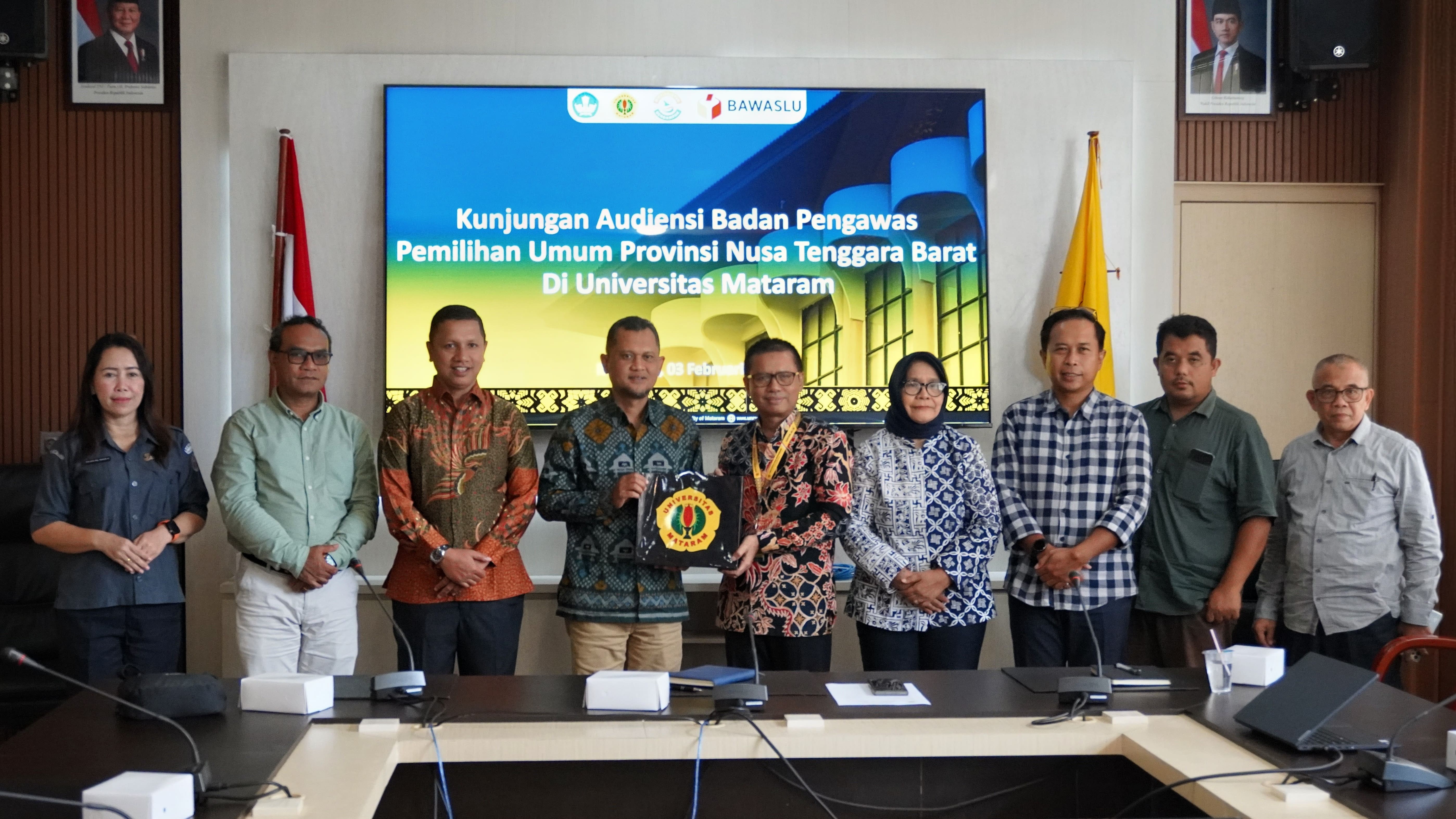 Universitas Mataram Terima Audiensi Bawaslu Provinsi NTB Bahas Penjajakan Kerja Sama Edukasi Literasi Informasi