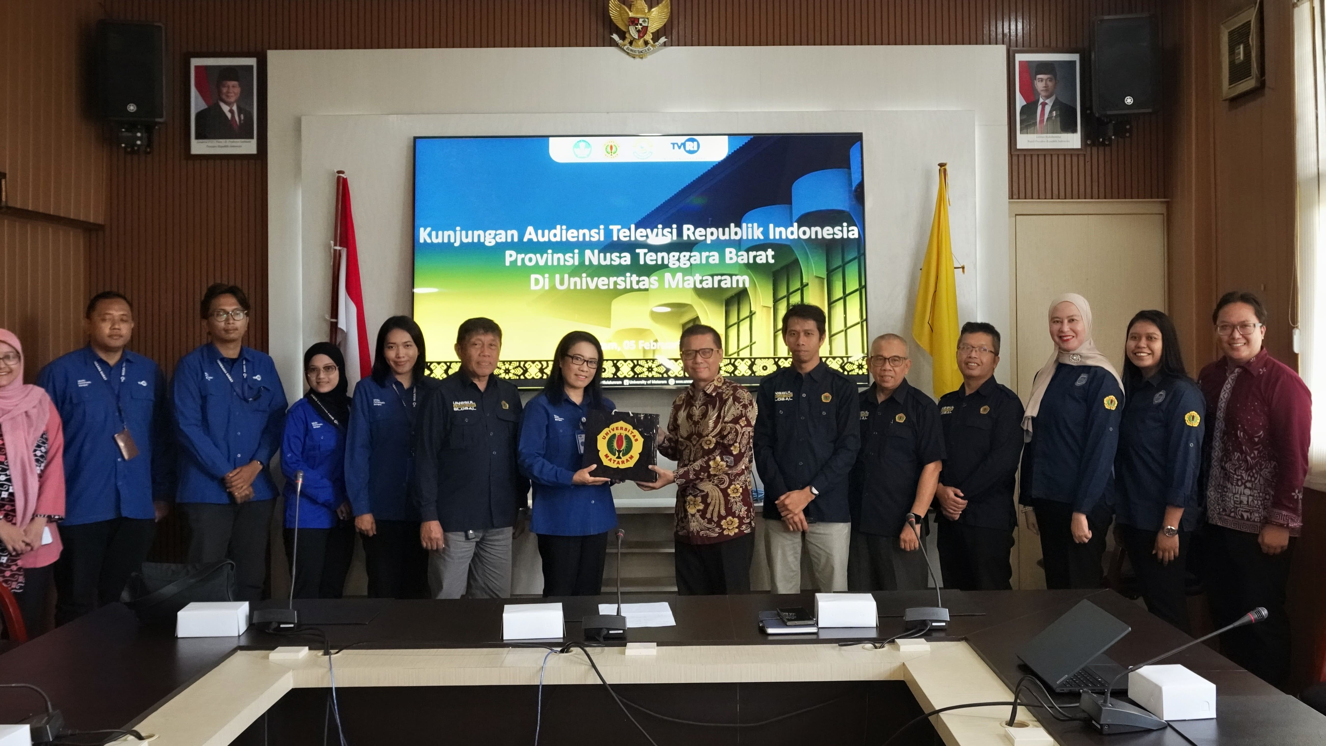 Perkuat Kolaborasi Akademik dan Media, UNRAM Terima Audiensi TVRI NTB