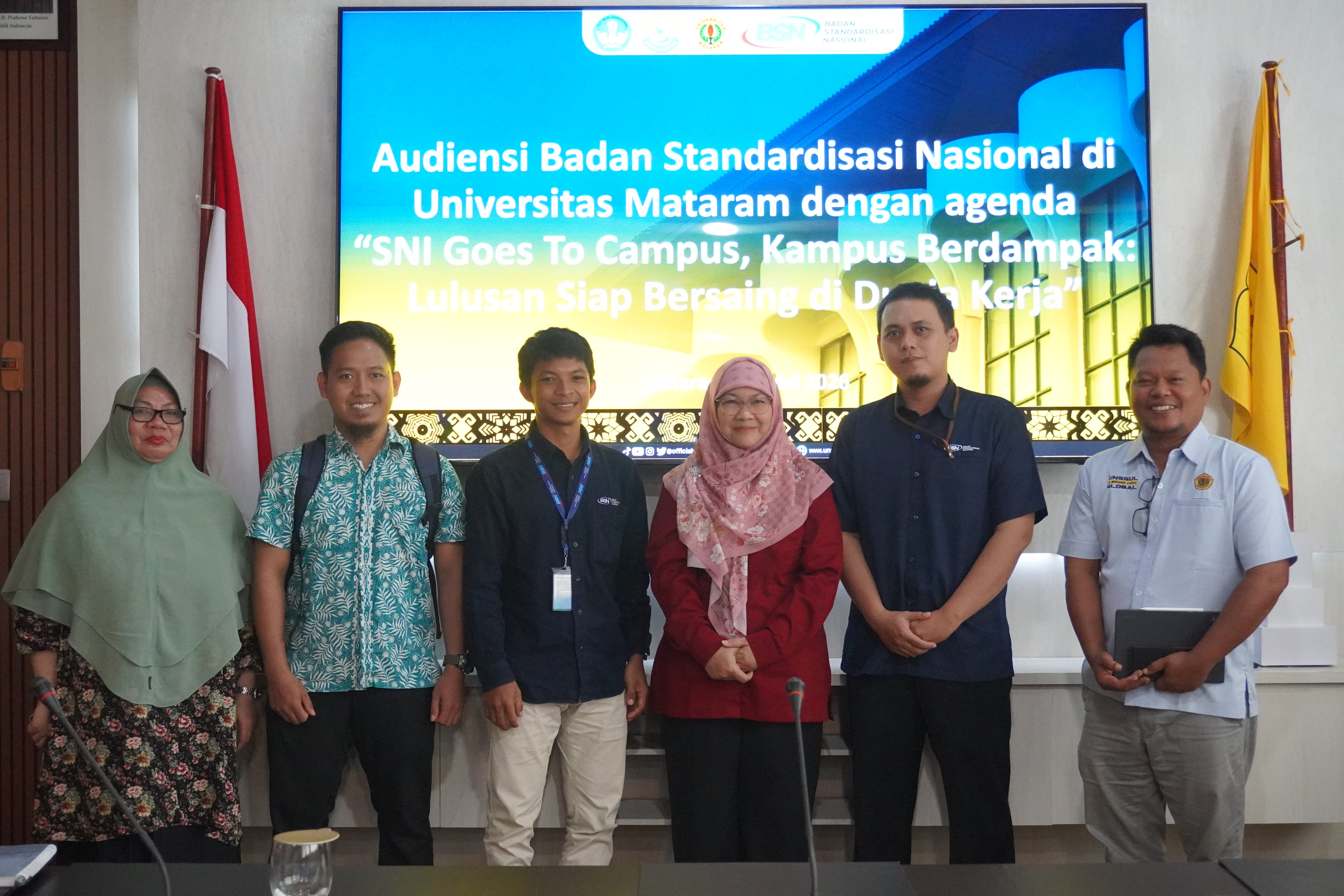 Audiensi BSN di Universitas Mataram Bahas Implementasi SNI melalui Program SNI Goes To Campus