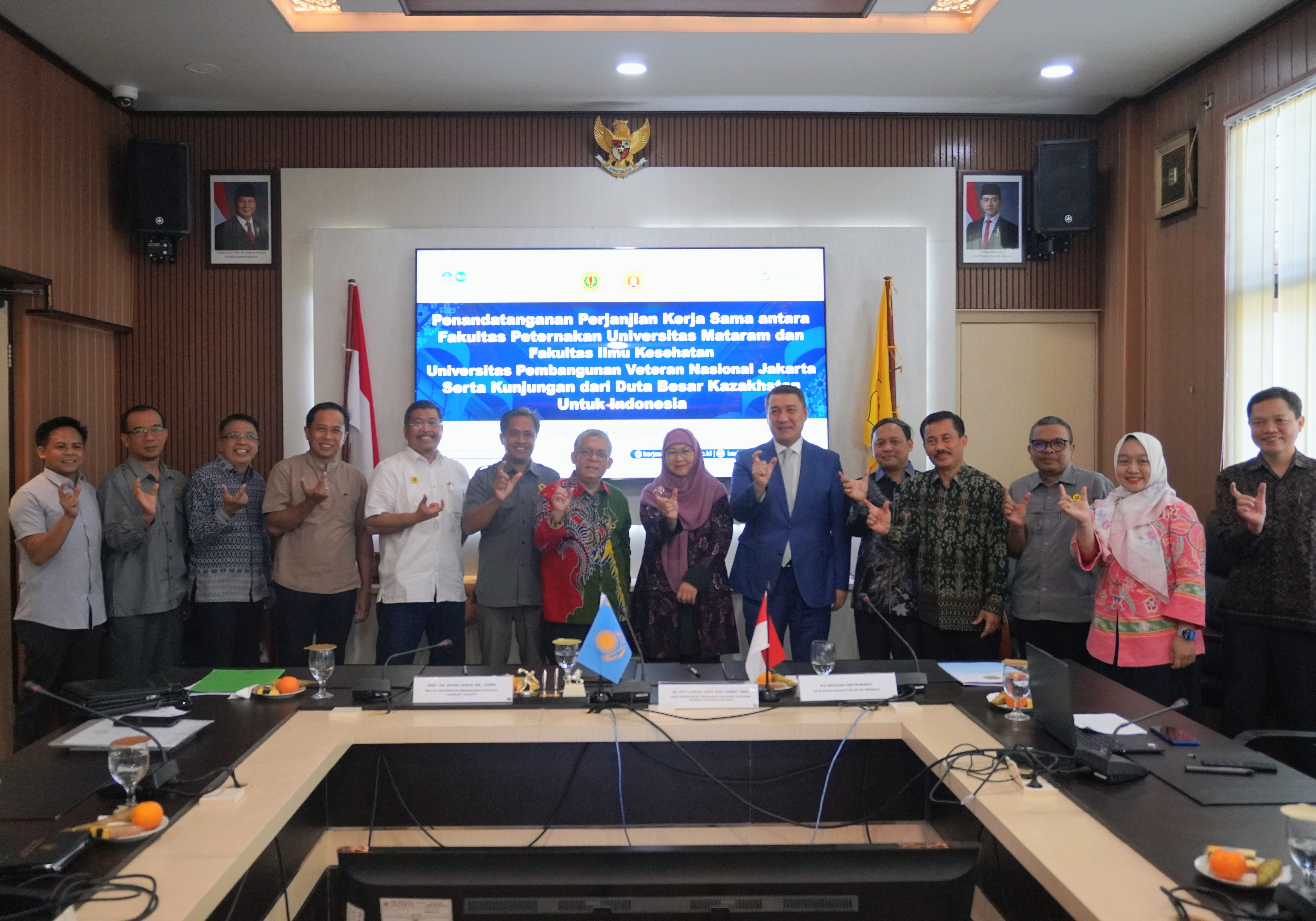 Sinergi Akademik dan Diplomasi, Unram Terima Kunjungan Dubes Kazakhstan dan Jalin Kerja Sama Antar Fakultas